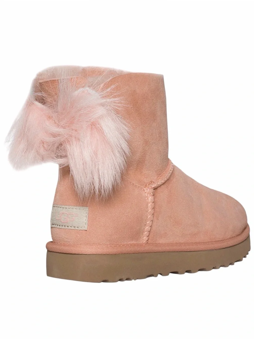Rare! UGG Fluff Bow Mini Boots